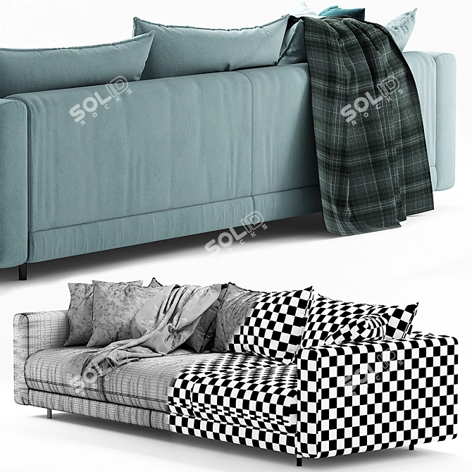 Modern Enki Sofa by Ligne Roset 3D model image 4