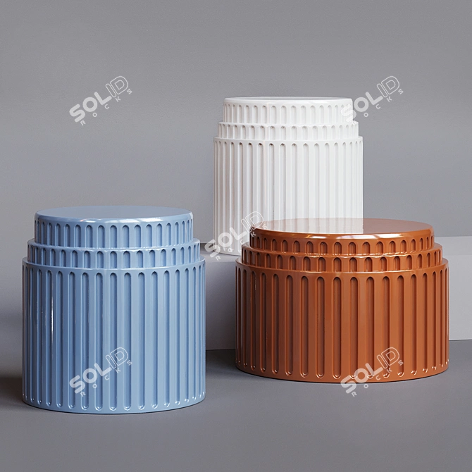 Sleek Kolos Coffee Table 3D model image 1