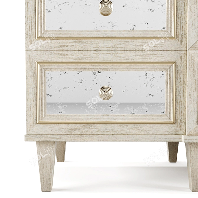 Elegant Allure Dresser: Stunning Design & High-Quality Materials 3D model image 3