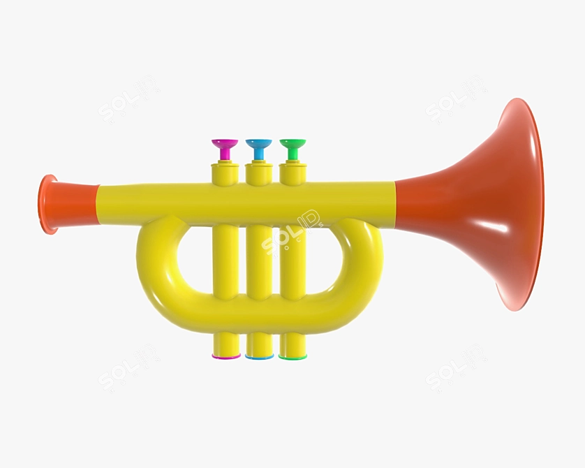  Trumpet Toy 2: Fun and Educational 3D model image 2