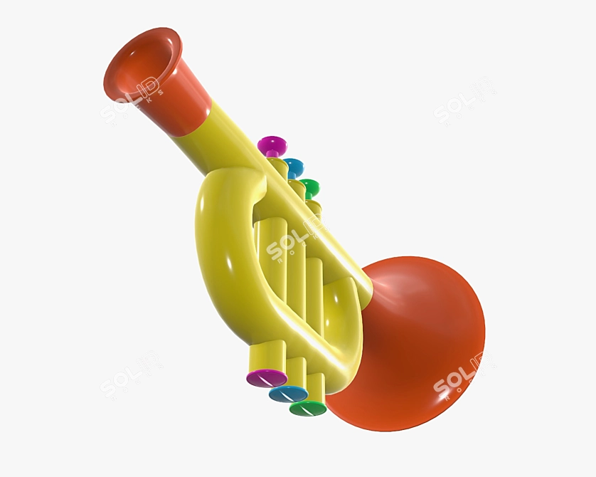  Trumpet Toy 2: Fun and Educational 3D model image 3