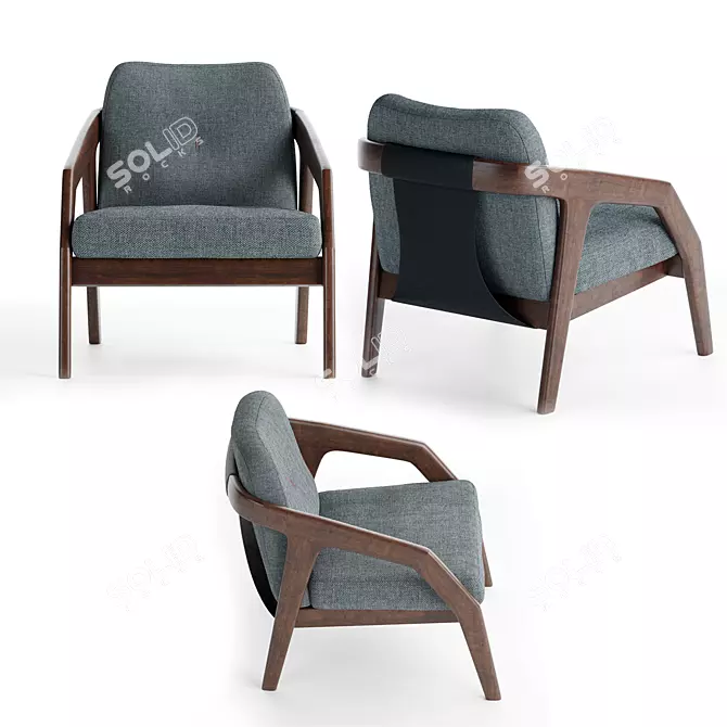 Relax & Lounge: Friday Chair 3D model image 2