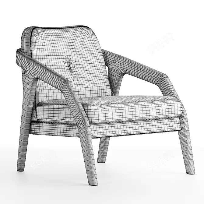Relax & Lounge: Friday Chair 3D model image 3