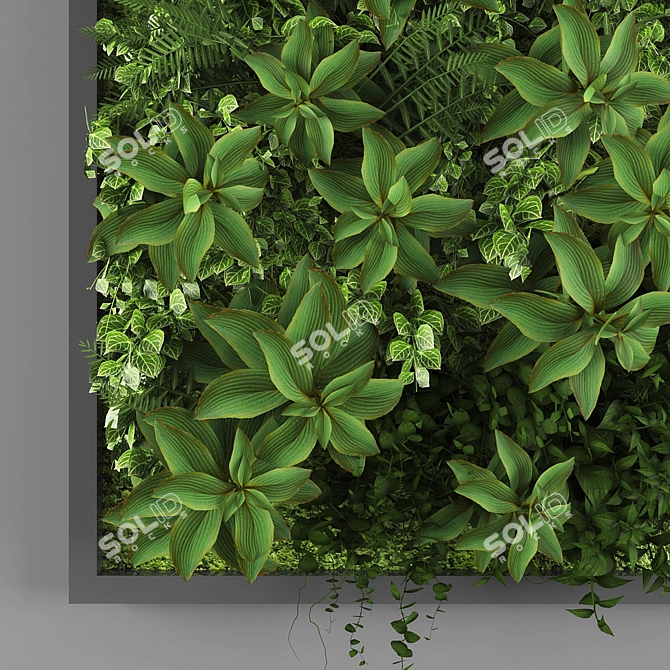 Eco-Vert: Vertical Garden Solution 3D model image 3