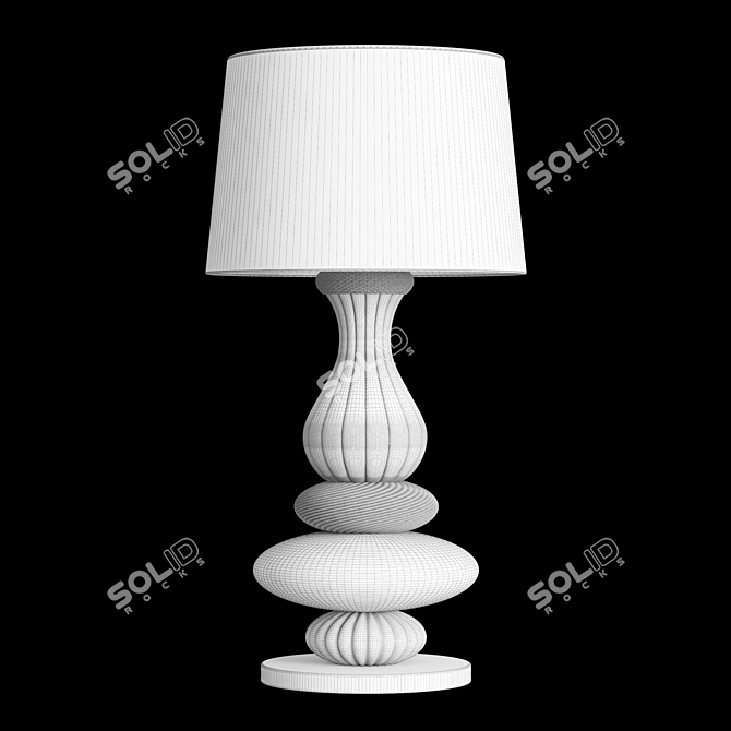 Elegant Pigalle Lamp by Barovier & Toso 3D model image 2