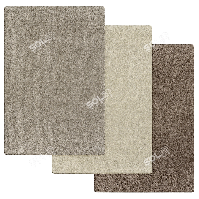 Velvet Dreams Carpet 3D model image 1