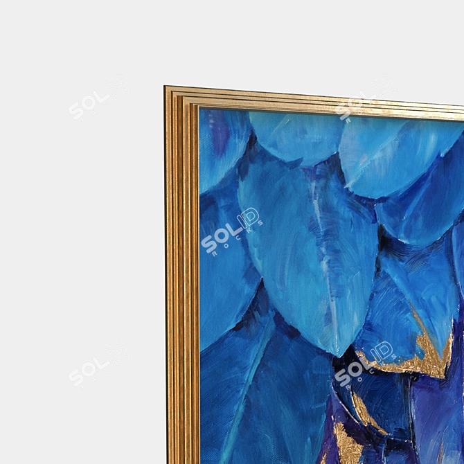 Title: Vivid Oil Paintings Set 3D model image 2