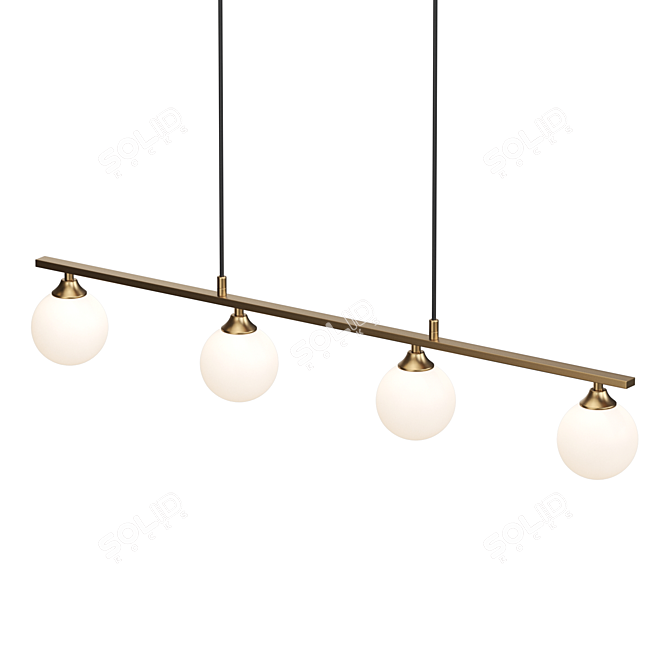 Shade-4 Pendant Lamp: Stylish and Modern 3D model image 2