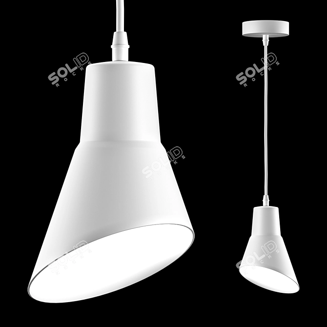 Eurosvet Nook Pendant Lamp - Stylish and Versatile! 3D model image 1