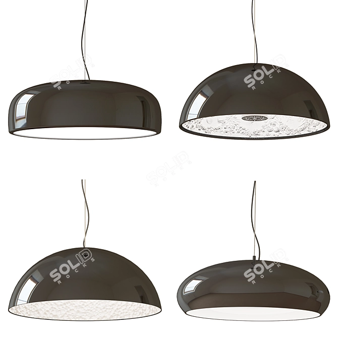 Exclusive Pendant Collection_36: Flos Skygarden, Flos Smithfield, Hublot Pendant 3D model image 2