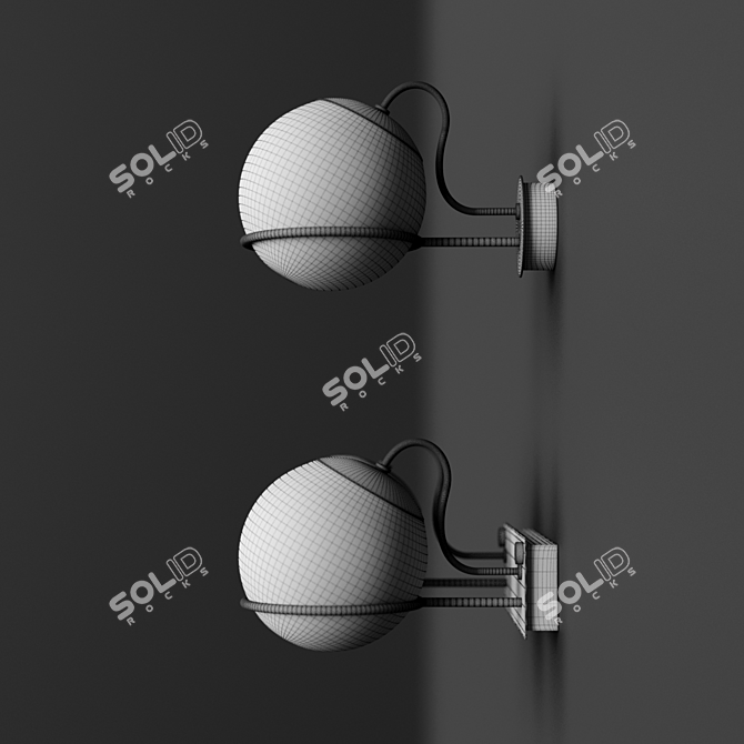 Astep Le Sfere 237/1 & 237/2: Elegant Lighting Solution 3D model image 3