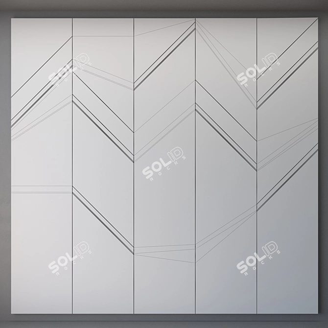 Deco Panel: Perfect for Modern & Classic Interiors 3D model image 2