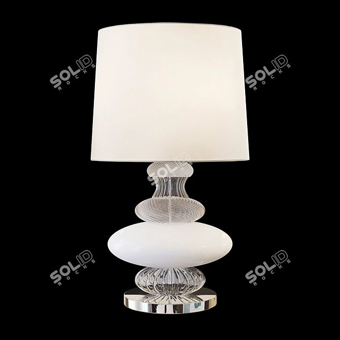 Elegant Pigalle Barovier Lamp 3D model image 1