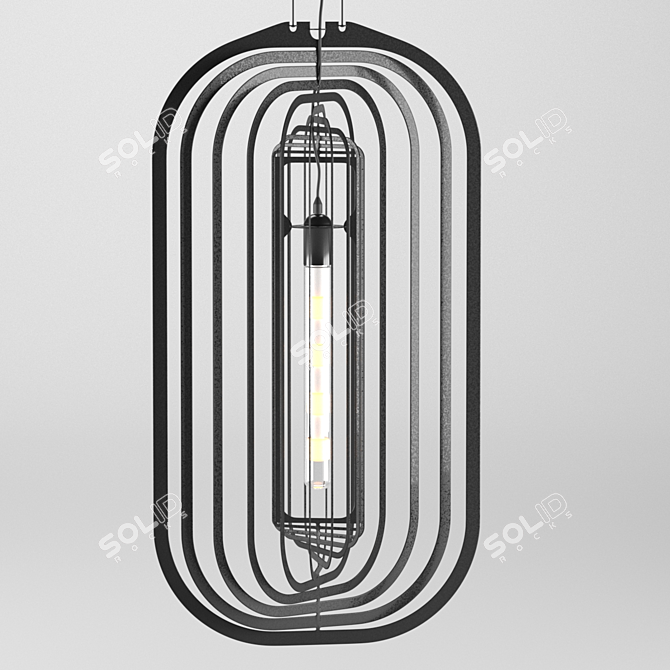 Elegant Soiree Pendant Light - 4075 3D model image 2