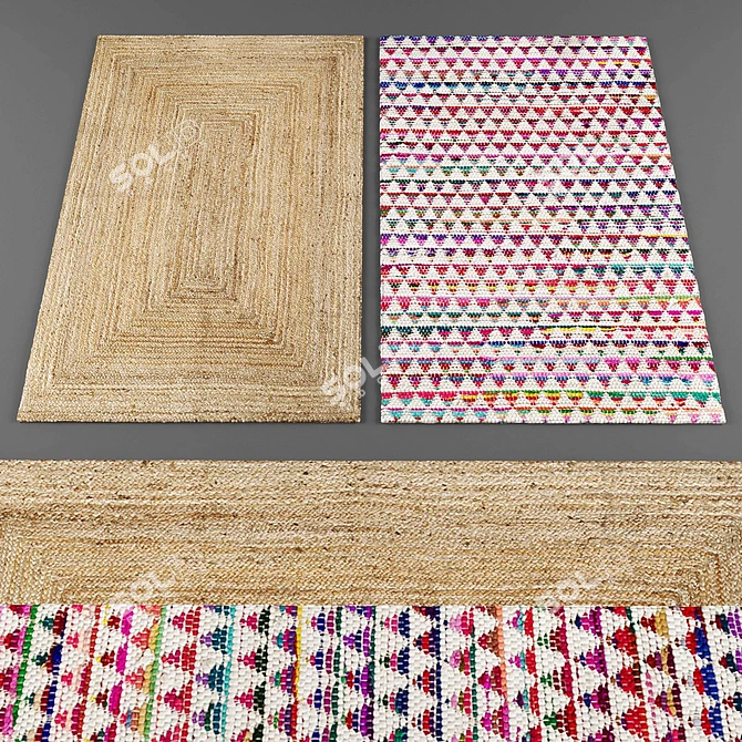 Title: Chic Rugs by La Redoute 3D model image 2