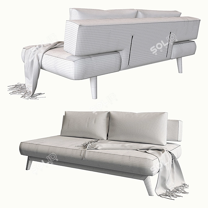 Smart Living: iModern Sofa 3D model image 2