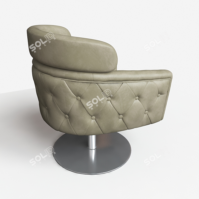 Italian Armchair by Giorgio Collection 3D model image 2