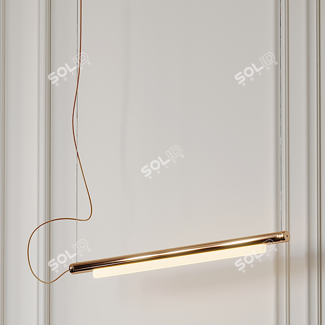 Pipeline 125 LED Linear Pendant 3D model image 2