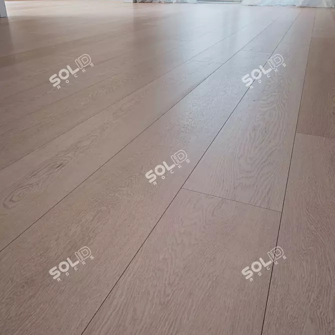 Iceland Oak Wooden Floor 3D model image 1