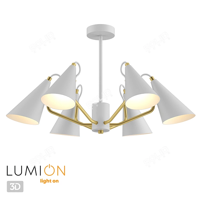 Watson Ceiling Chandelier - Lumion4439 / 6C 3D model image 1