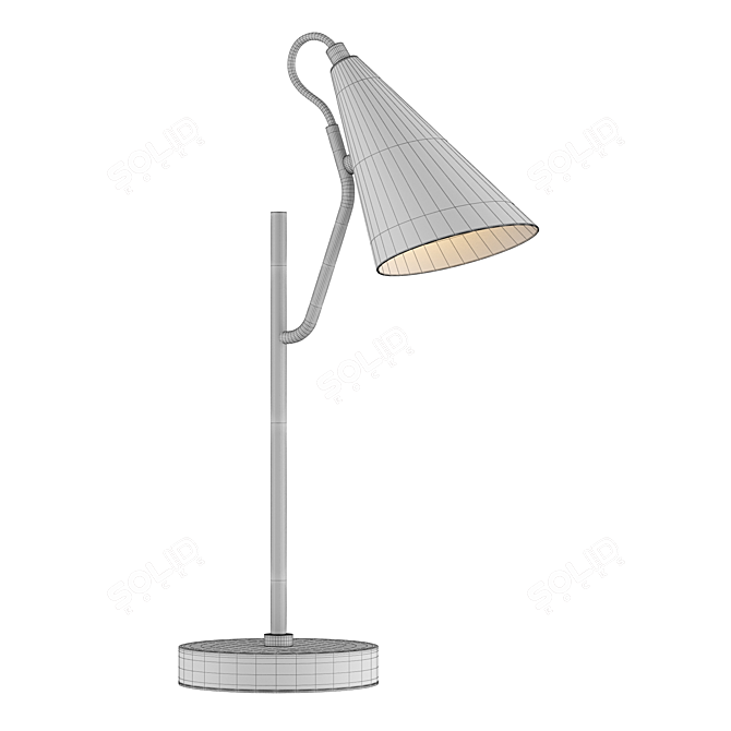 Watson 4439/1T Metal Table Lamp 3D model image 2