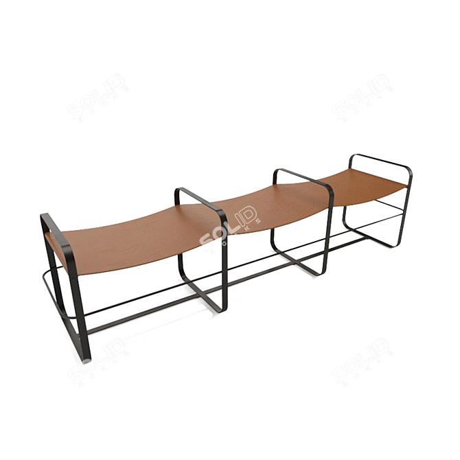 Fitas Bench: Sleek and Versatile 3D model image 1