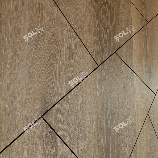 Wooden 3D Decor Panel. High-Res Texture. Easy to Install 3D model image 3