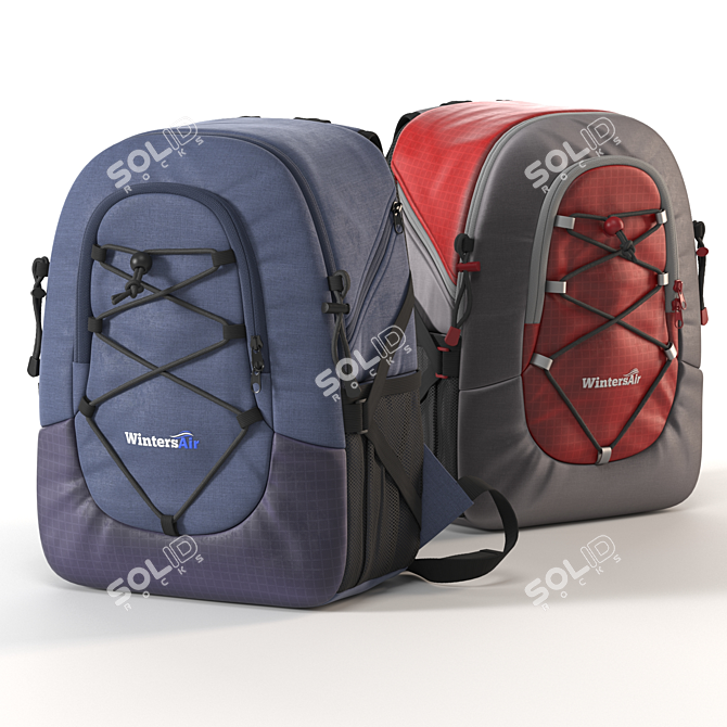 WinterBreeze Backpack 3D model image 3