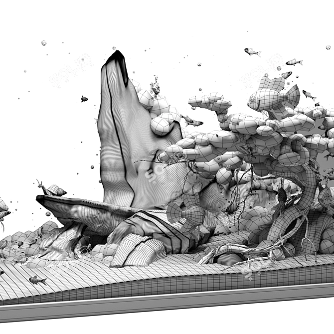  Majestic Kingdom: Aquarium Snail King 3D model image 3