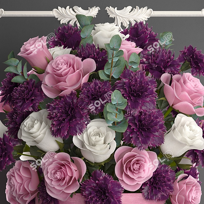 Title: Luxury Spring Bouquet 3D model image 2