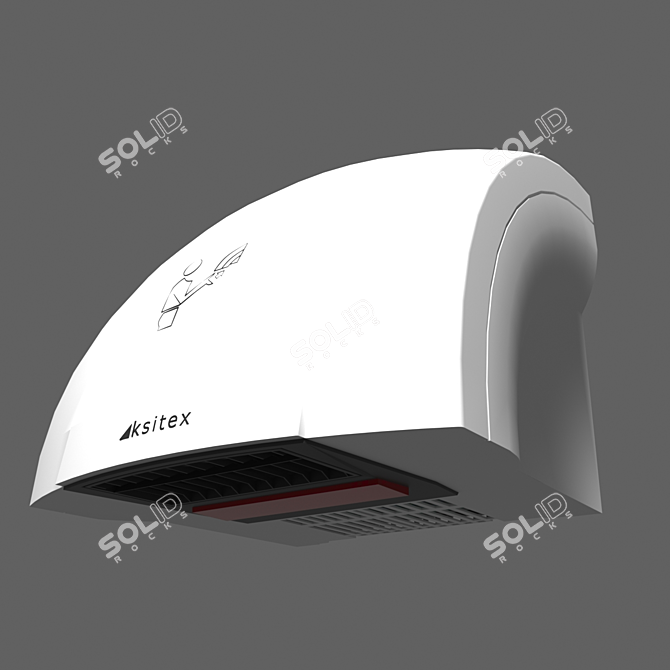 Ksitex M-1800 Hand Dryer: Powerful, Compact, and Reliable 3D model image 2