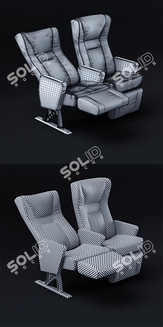 Westmekan Cruise Executive Reclinable Armchair 3D model image 3