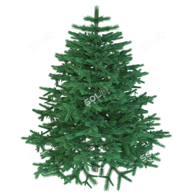 Christmas Tree Bundle | High-Quality Maps 3D model image 1