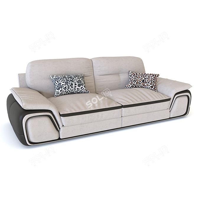 Modern Chic LAPKA Sofa 3D model image 1