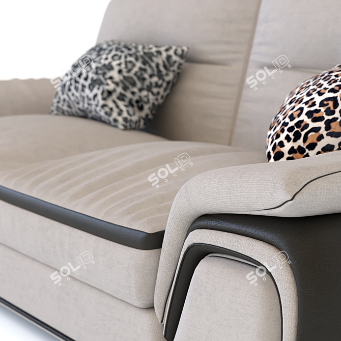 Modern Chic LAPKA Sofa 3D model image 2