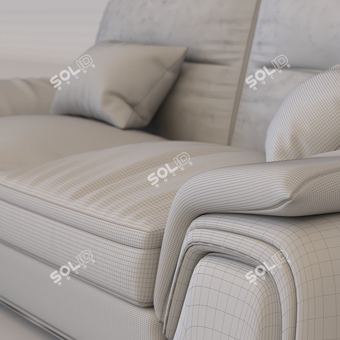 Modern Chic LAPKA Sofa 3D model image 3