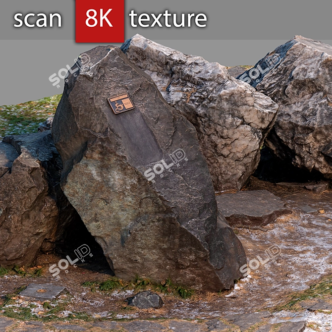 High-resolution Stone Model 3D model image 2