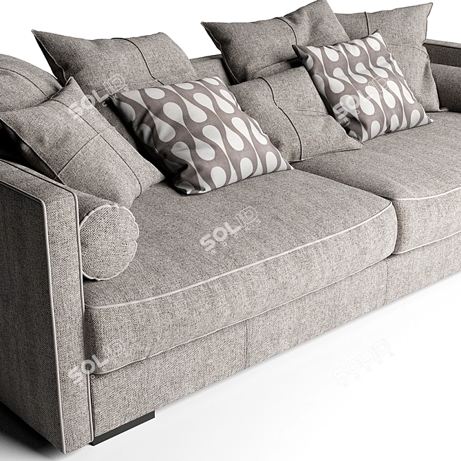 Cozy Comfort: Vogue Sofa 3D model image 2