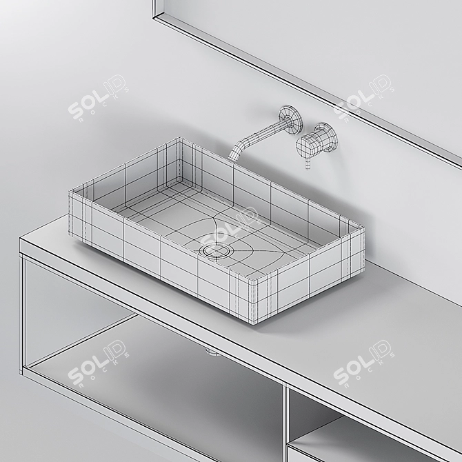 Noorth Milldue Edition Fjord - Stylish Vanity Set 3D model image 3