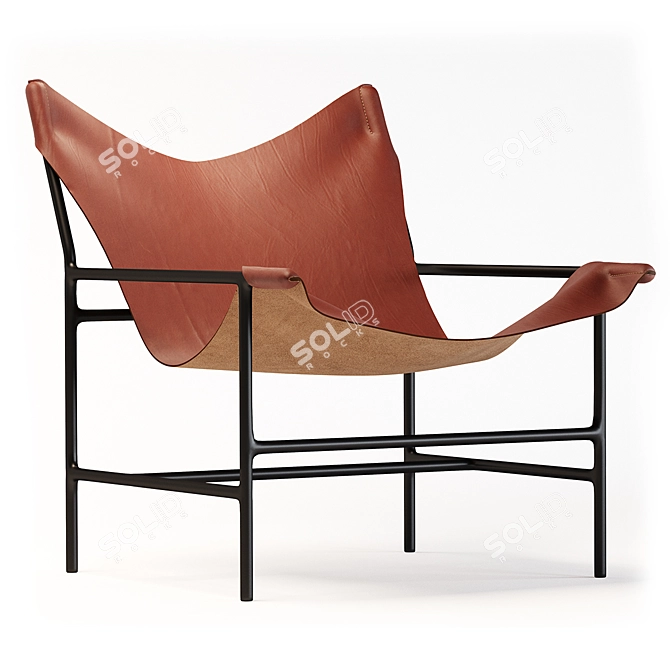 Leggia: Stylish and Sophisticated Contemporary Chair 3D model image 2