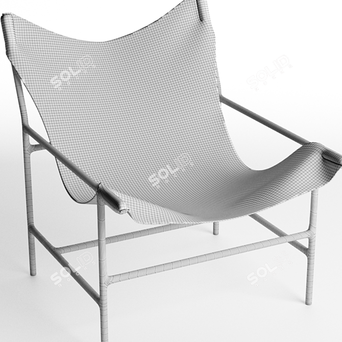 Leggia: Stylish and Sophisticated Contemporary Chair 3D model image 3