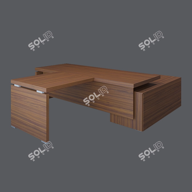 Alea Odeon Executive Table 3D model image 3