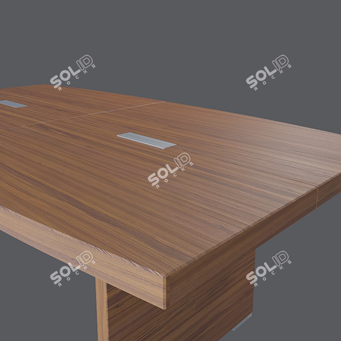 Italian Office Table: Alea Odeon 3D model image 3