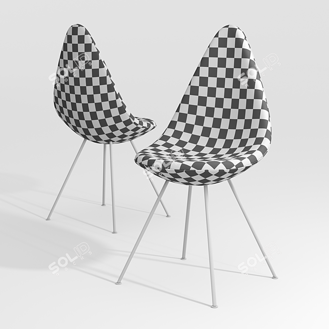 Elevate Your Space with Sørensen Chair 3D model image 2