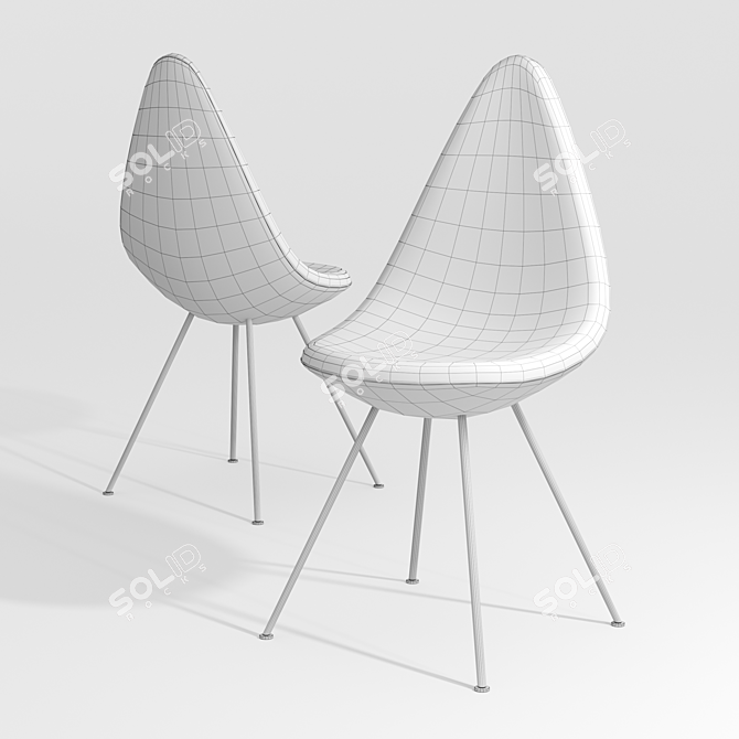 Elevate Your Space with Sørensen Chair 3D model image 3