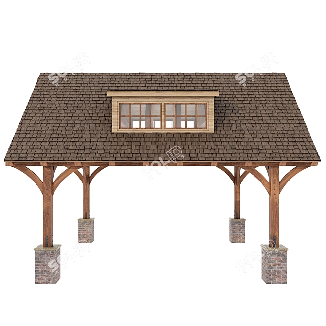 Versatile Gazebo: 3D Models & Textures 3D model image 5