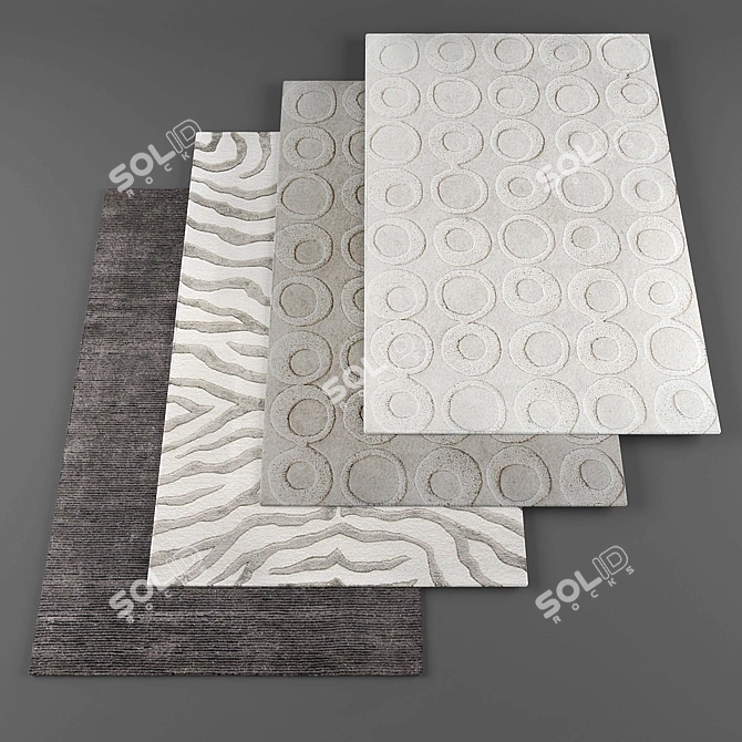 NuLoom Collection: Elegant Rugs 3D model image 1