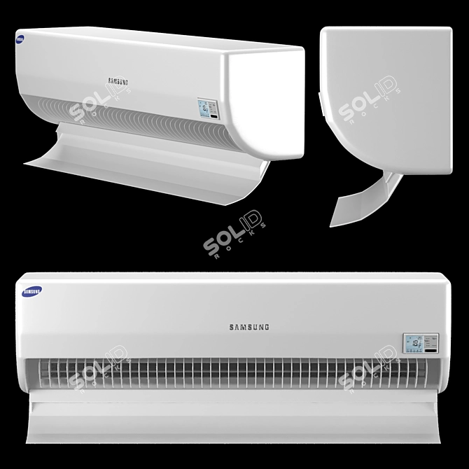 Cool Breeze Samsung AC 3D model image 1