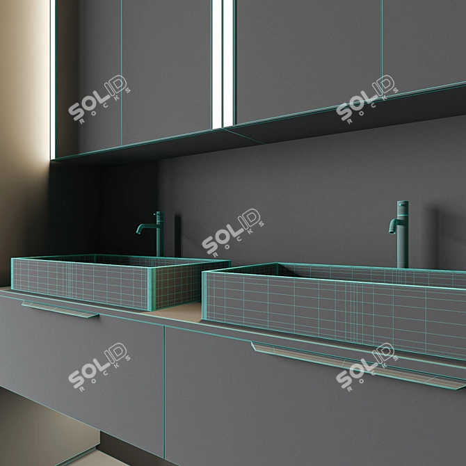 Cerasa Nerolab Bathroom Vanity 3D model image 2