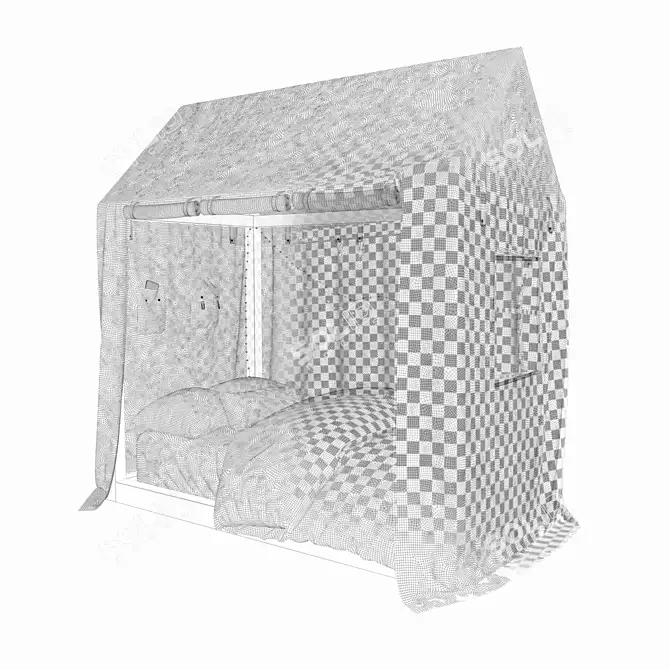 Dreamland Oasis Children's Bed 3D model image 3